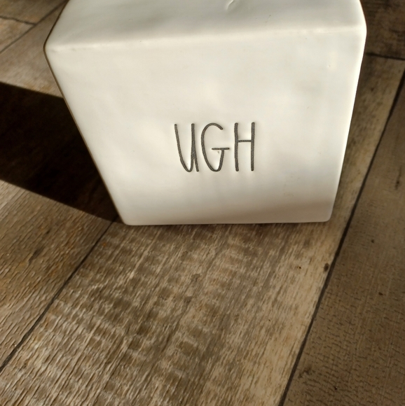 Rae Dunn "Ugh" paperweight